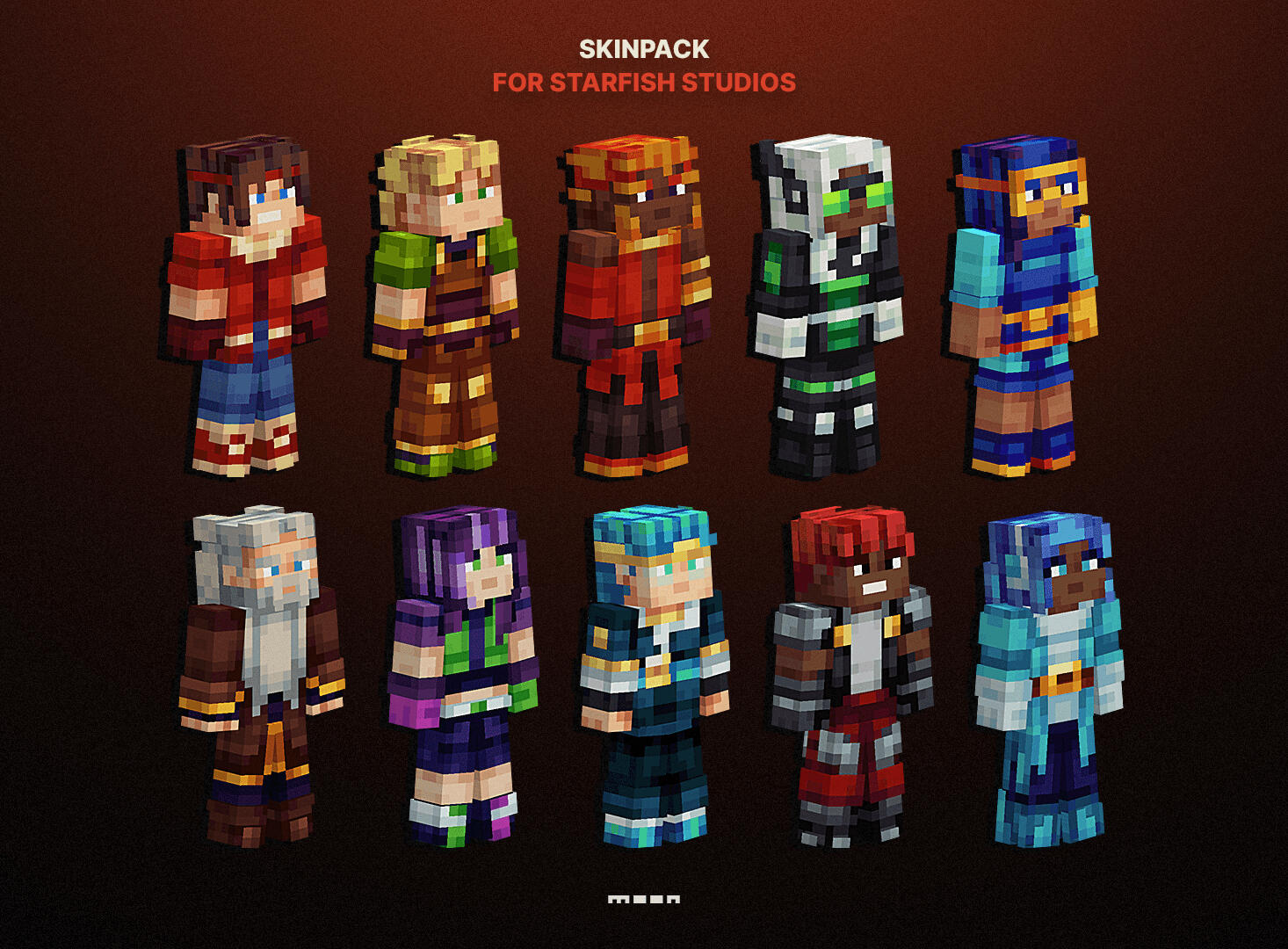 Skinpack for Dragon Pets in collaboration w/ Starfish Studios (2023)