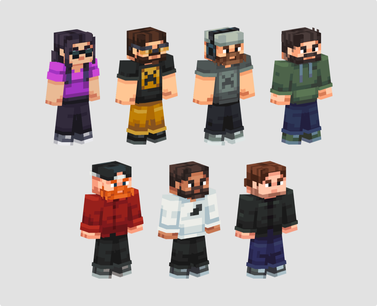 Skin pack for a charity event in collaboration w/ Starfish Studios (2023)